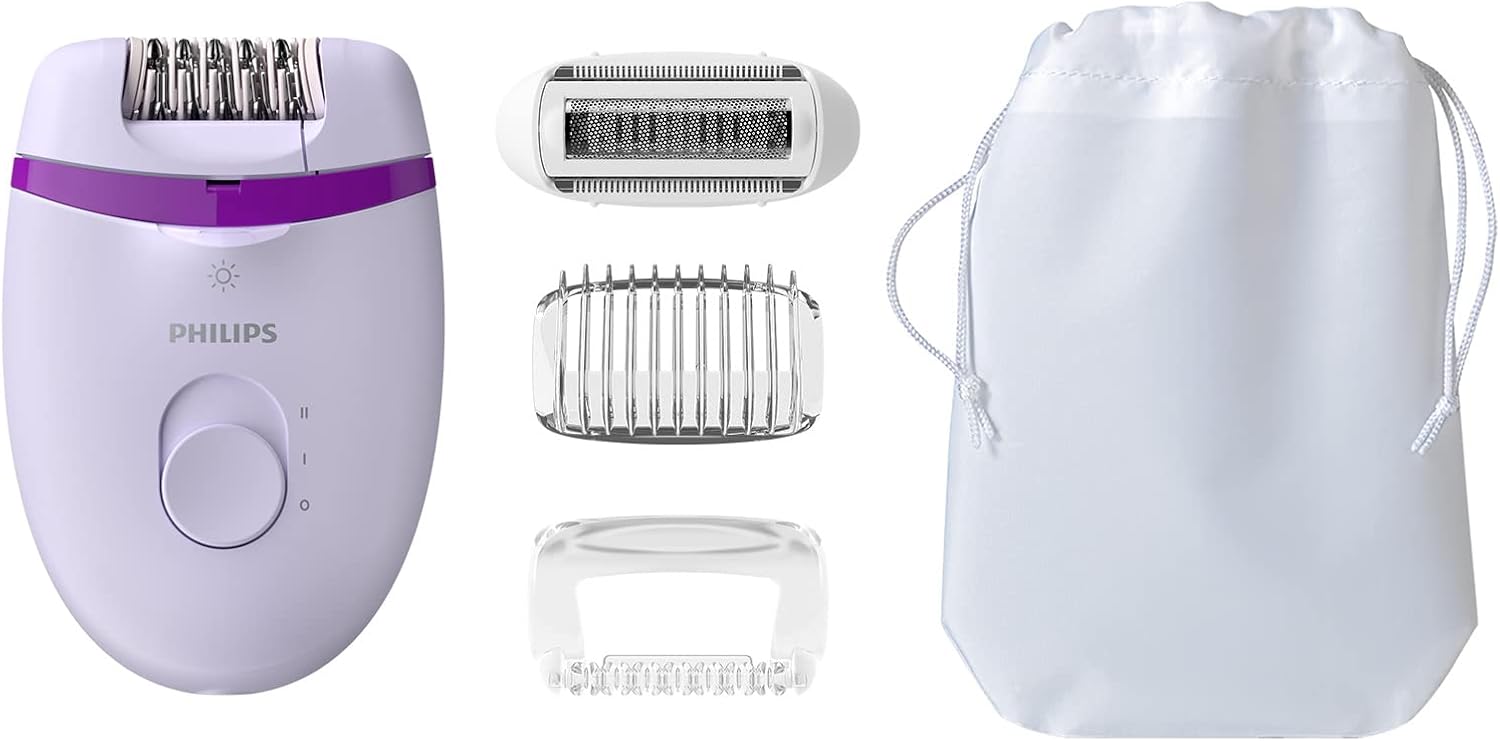 Philips Satinelle Essential – Depiladora compacta con cable