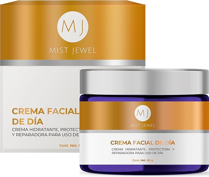 Crema de Día Facial con FPS 30, Ácido Hialuronico, Ferúlico