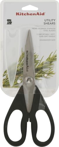 KitchenAid – Tijeras, Negro/Negro, 22.2 cm,