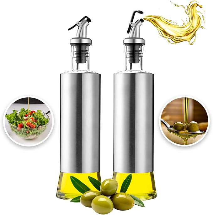 2 Botellas Dispensadoras de Aceite y Vinagre,