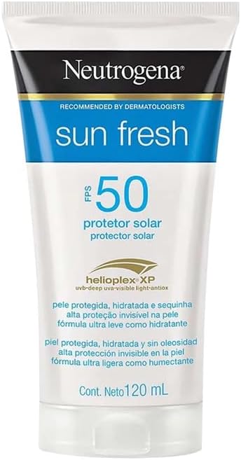 Protector Solar Corporal Neutrogena Sun Fresh FPS 50 120 ml