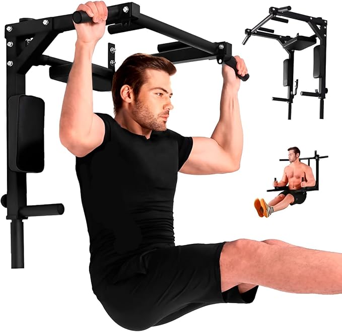 Barra de Dominadas, Home Gym 8 Ejercicios En 1