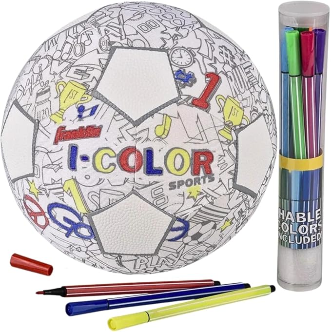 Franklin Sports I-Color -Pelota Deportiva – Personaliza tu Propia Pelota,