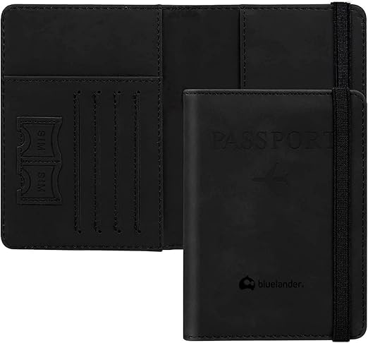 Porta Pasaporte, con Protección RFID,