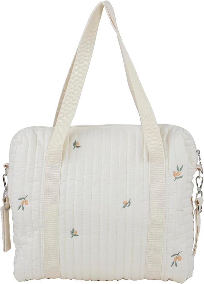 Mochila Pañalera para Bebé | Bolsa de Almacenaje 100% Algodón