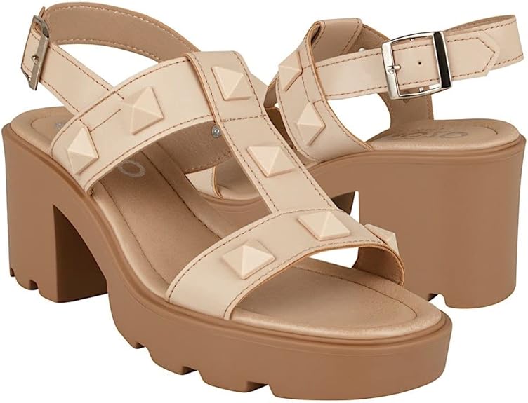 Sandalia Casual para Mujer con Diseño de Estoperoles