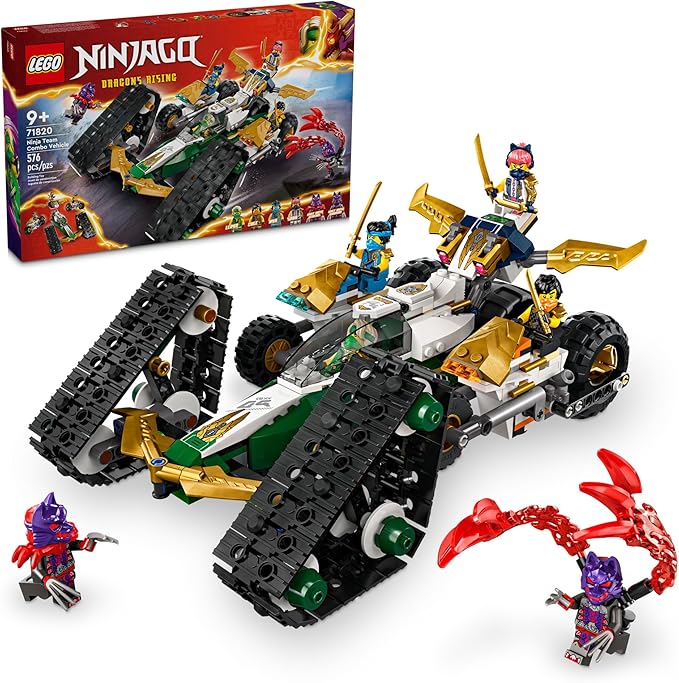 Vehículo Combinado del Equipo Ninja Juguete de construcción