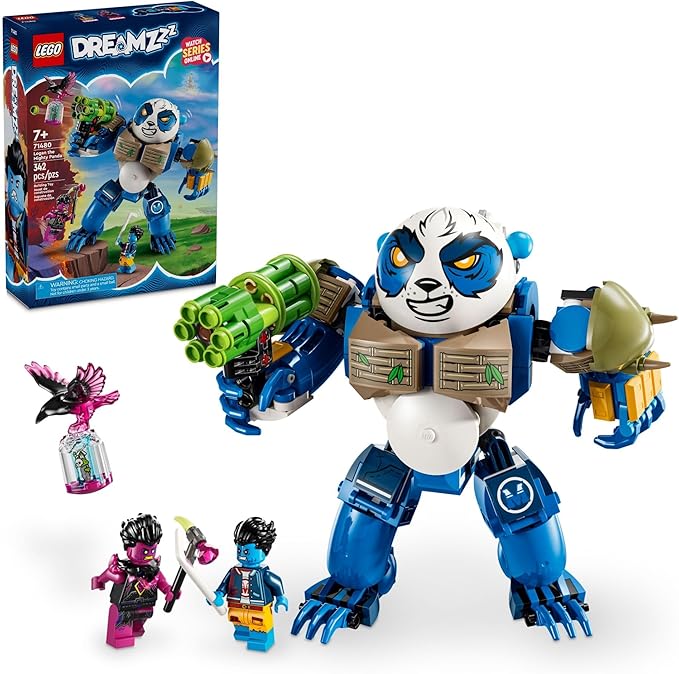 Logan Panda Poderoso Juguete de construcción con Minifiguras