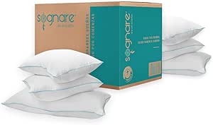 Sognare Nuo Almohada 6 Pack Tamaño Estándar