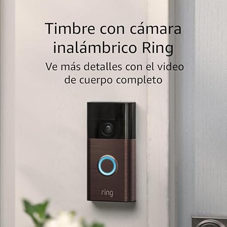 Timbre con cámara inalámbrico Ring | 6 MSI