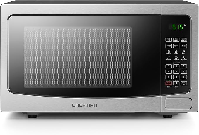 Chefman Horno microondas para encimera de 1.1 pies cúbicos
