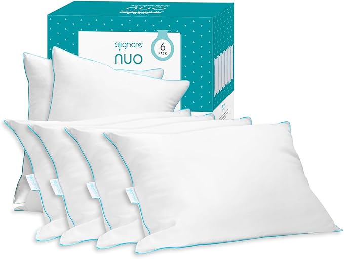 Sognare Nuo Almohada 6 Pack Tamaño King