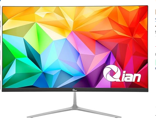 QIAN.MX Monitor Led Sin Marco 23.8
