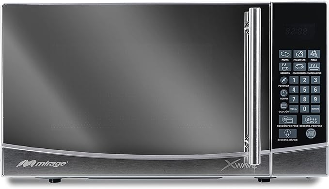 Mirage MWD020E Microondas Xwave, 0.7 ft3, color Plata