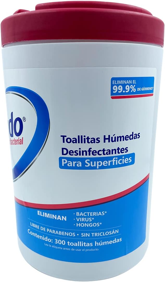 ESCUDO Antibacterial Toallitas Húmedas Desinfectantes Para Superficies