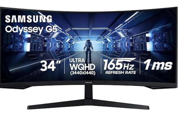 SAMSUNG Monitor de Juegos Ultra Ancho Odyssey G5