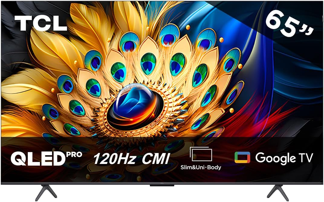 TCL 65″ Google-TV QLED 4K  HDR 10 Dolby Audio Digital