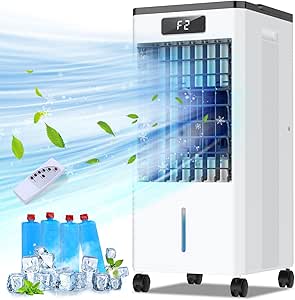 Aire Acondicionados Portátil, 3 en 1 Enfriador de Aire, 9.5L