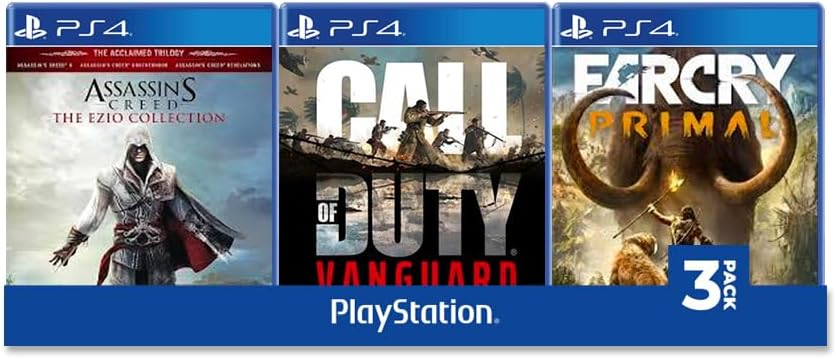Assassins-Creed Ezio Collection, Call-Of Duty Vanguard Y Far Cry Primal