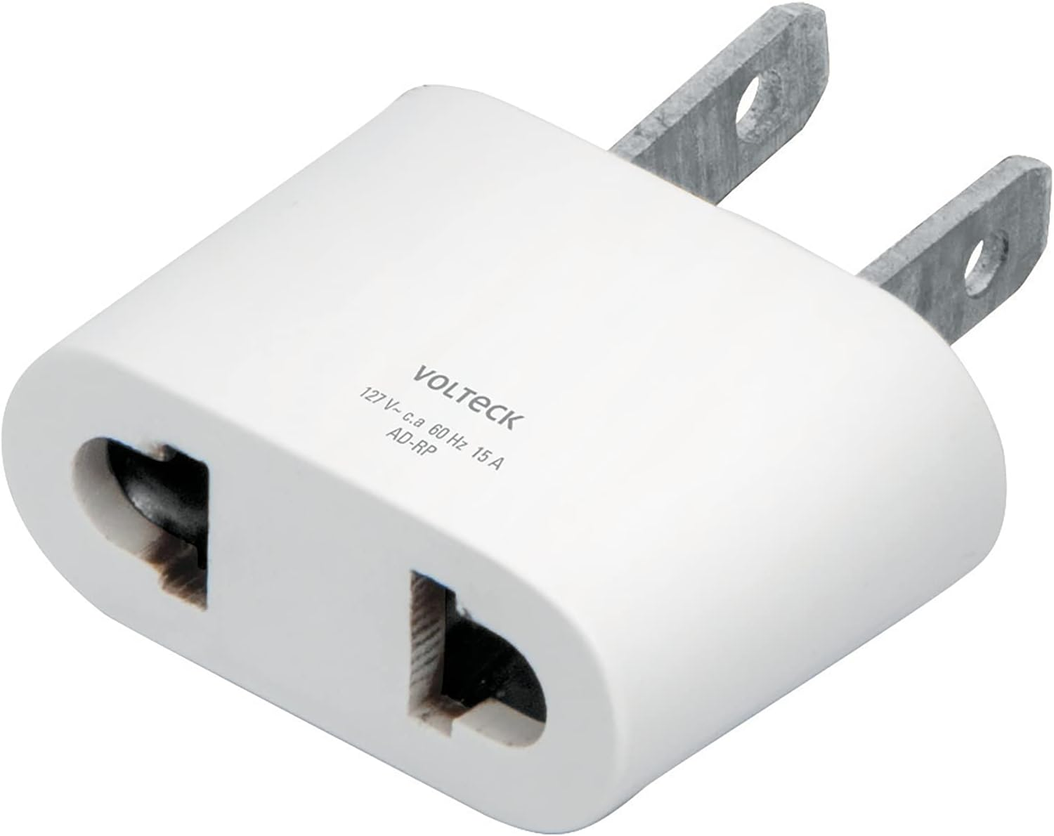 Volteck Adaptador de Enchufe Tipo Europeo a Tipo Americano