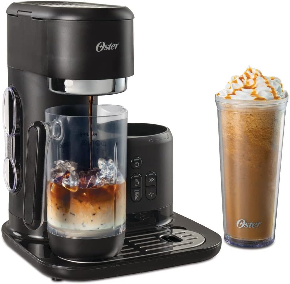 Oster Cafetera frappé con licuadora