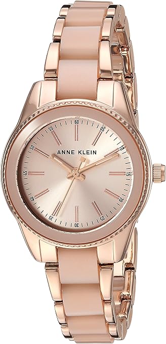Anne Klein – Reloj de pulsera de resina para mujer