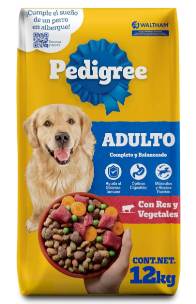Pedigree Croquetas para Perros Adultos 12kg