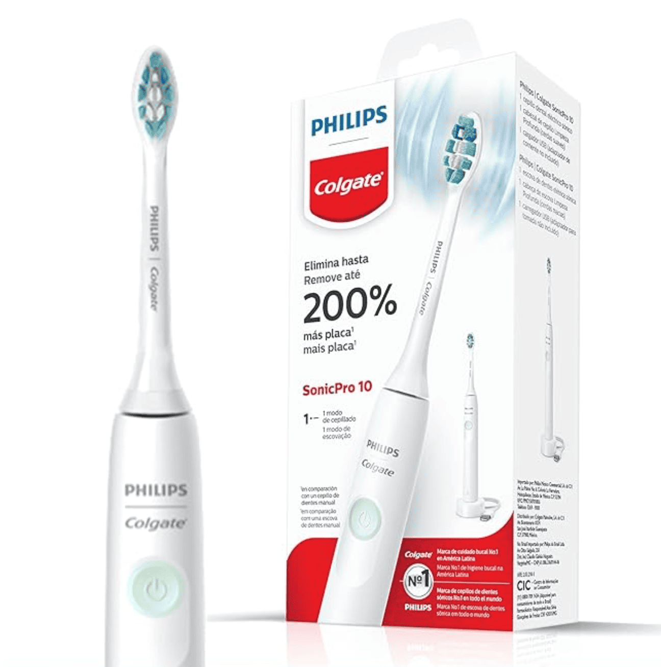 Philips Colgate Cepillo de Dientes Eléctrico SonicPro 10