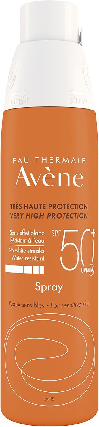 Avène Protector Solar FPS 50+ en Spray, Piel Sensible, 200ml