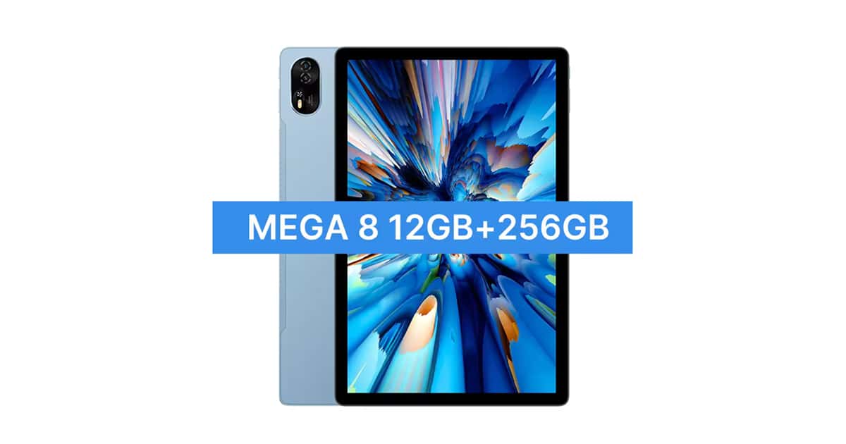 Tablet Blackview Mega 8 con 256GB de memoria