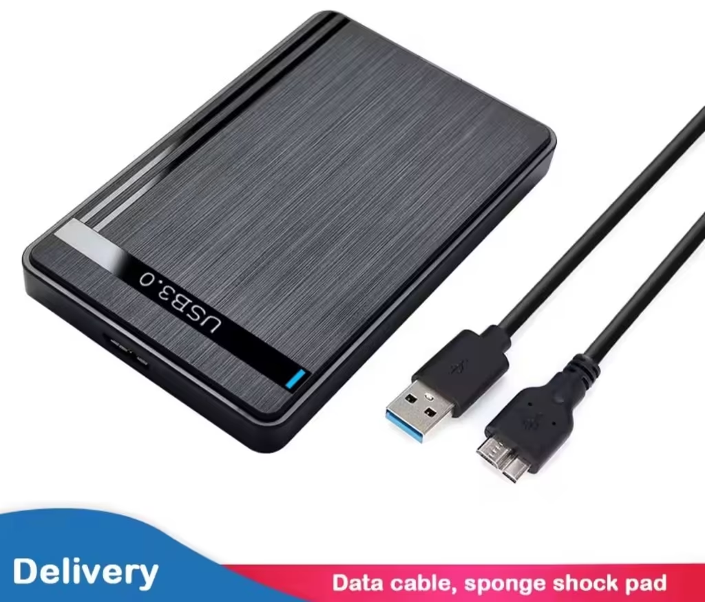 AliExpress: Carcasa  disco duro Sata 2.5 a Usb, sección monedas