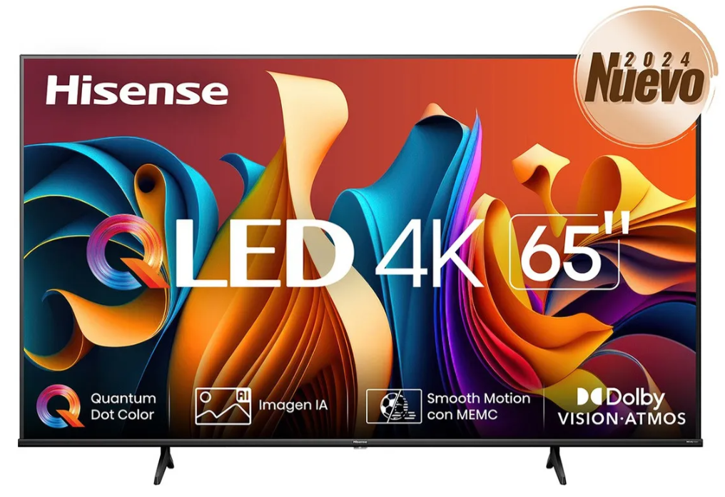 ML: Smart Tv Hisense Pantalla 65» 65QD6N Quantum Dot Color