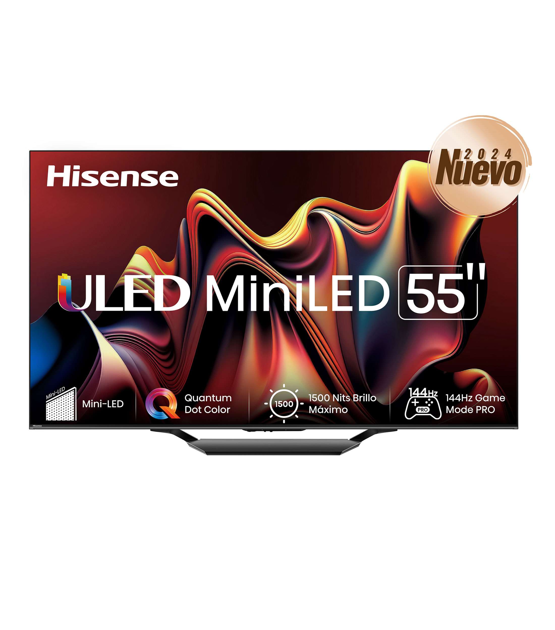 Pantalla Hisense 55 pulgadas Mini LED 4K Google TV 55U7N