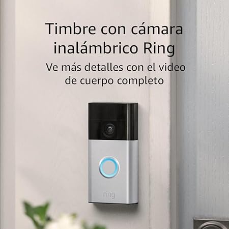 Timbre con cámara inalámbrico Ring