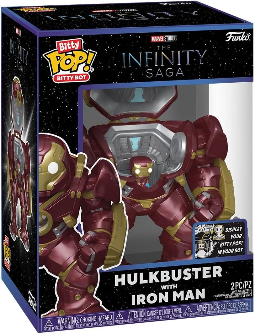 Funko Pop! Bitty Bots: Marvel – Hulkbuster with Iron Man