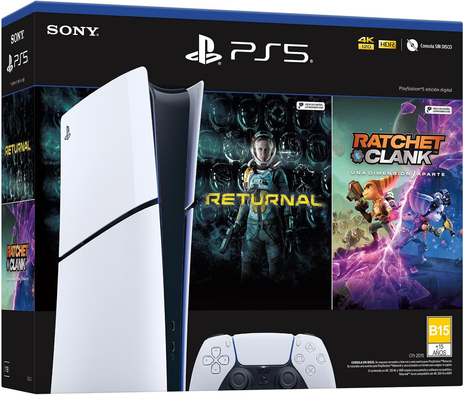 PlayStation 5 Modelo Slim Con 2 Juegos Digitales