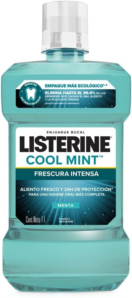 LISTERINE Enjuague Bucal Cool Mint 1 L
