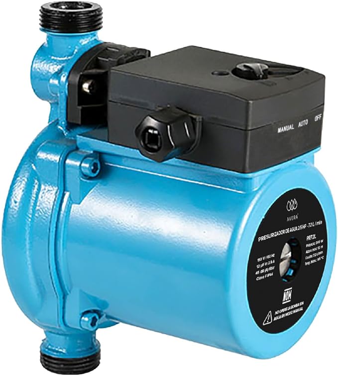 AVERA Presurizadora de Agua 1/3 HP, 2.5 a 4 SERVICIOS