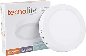 Tecnolite – Lámpara Plafón LED Techo 12 W