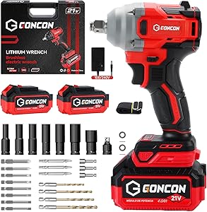 GONCON Llave De Impacto Inalámbrico 21V