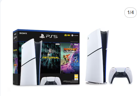 Consola PlayStation 5 Slim 1 TB Digital con 2 juegos
