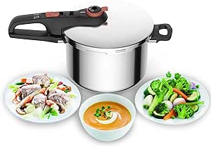 t-fal Olla de Presión Secure Click 6L