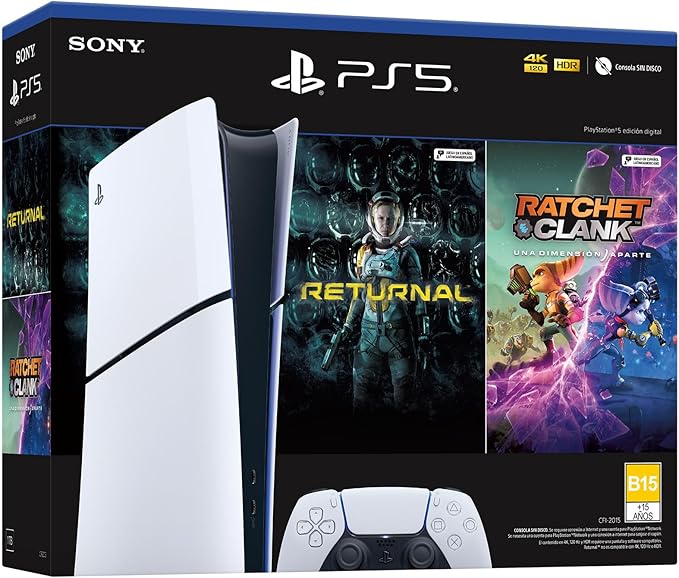 PlayStation®5 (Modelo Slim) – Pack con 2 Juegos