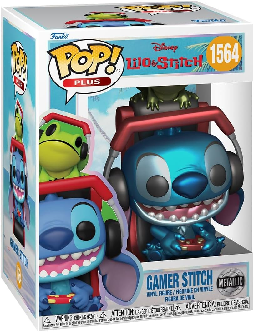 Funko Pop! Plus: Lilo & Stitch Gamer Metalico