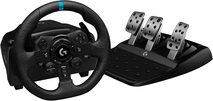 Logitech G923 TRUEFORCE Volante de Carreras y Pedales