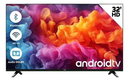 Pantalla 32″ Android TV Bluetooth Dolby Audio