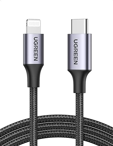 UGREEN Cable USB C a Lightning Nylon Trenzado