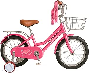 Bluelander Bicicleta Infantil para Niña 4 a 6 Años