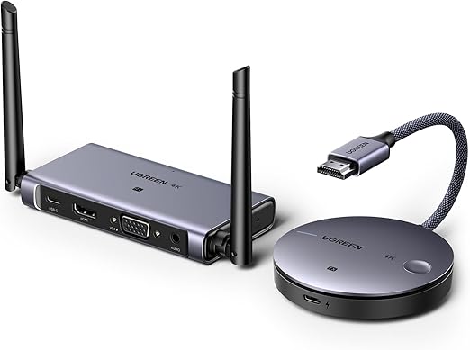 UGREEN Transmisor y Receptor Inalámbrico HDMI 4K 30HZ, 5G/2.4G