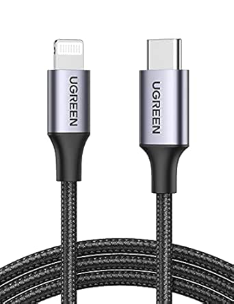 UGREEN Cable USB C a Lightning Nylon Trenzado